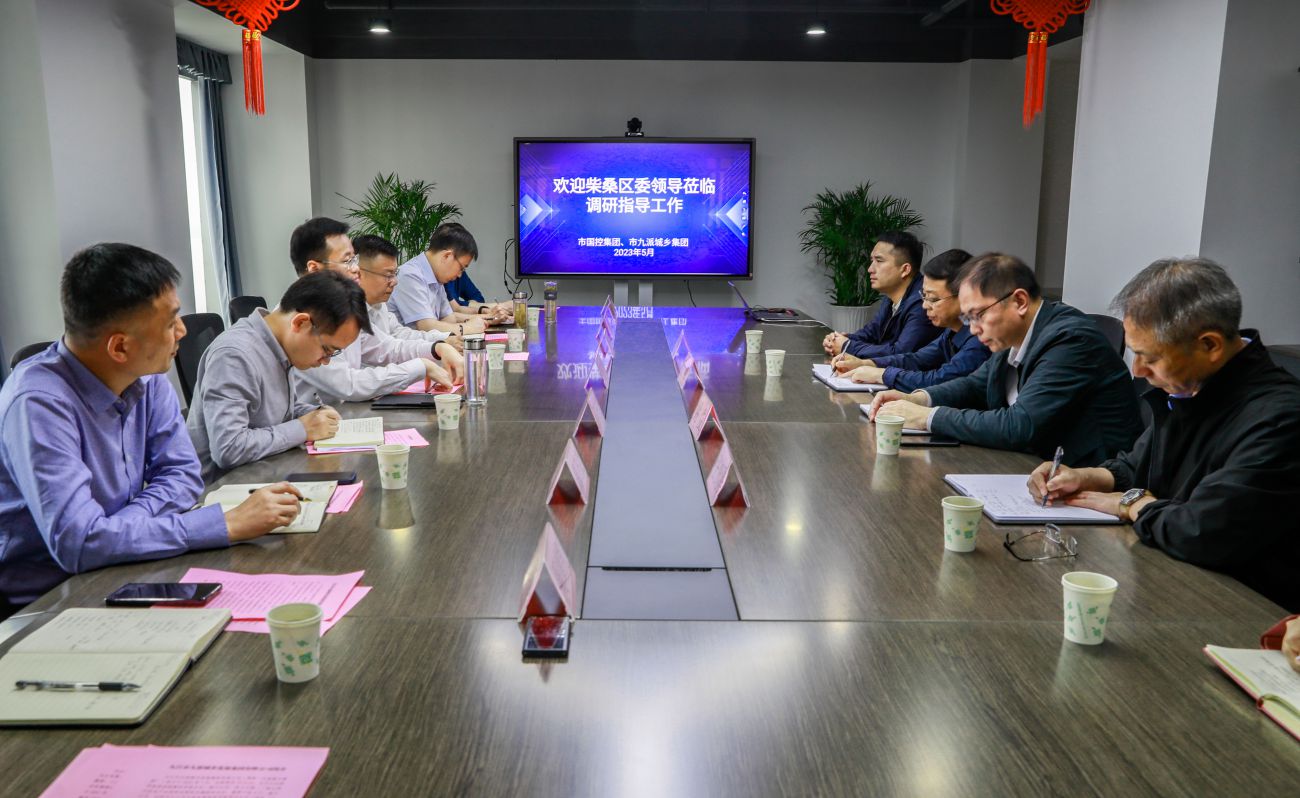 柴桑區(qū)委書記盛煒一行來訪市國控集團、市九派城鄉(xiāng)發(fā)展集團